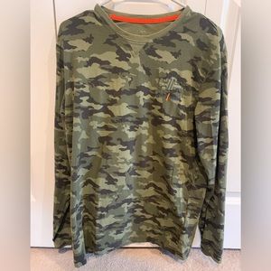 Mens Helly Hansen Workwear Camo Long sleeve shirt size Medium